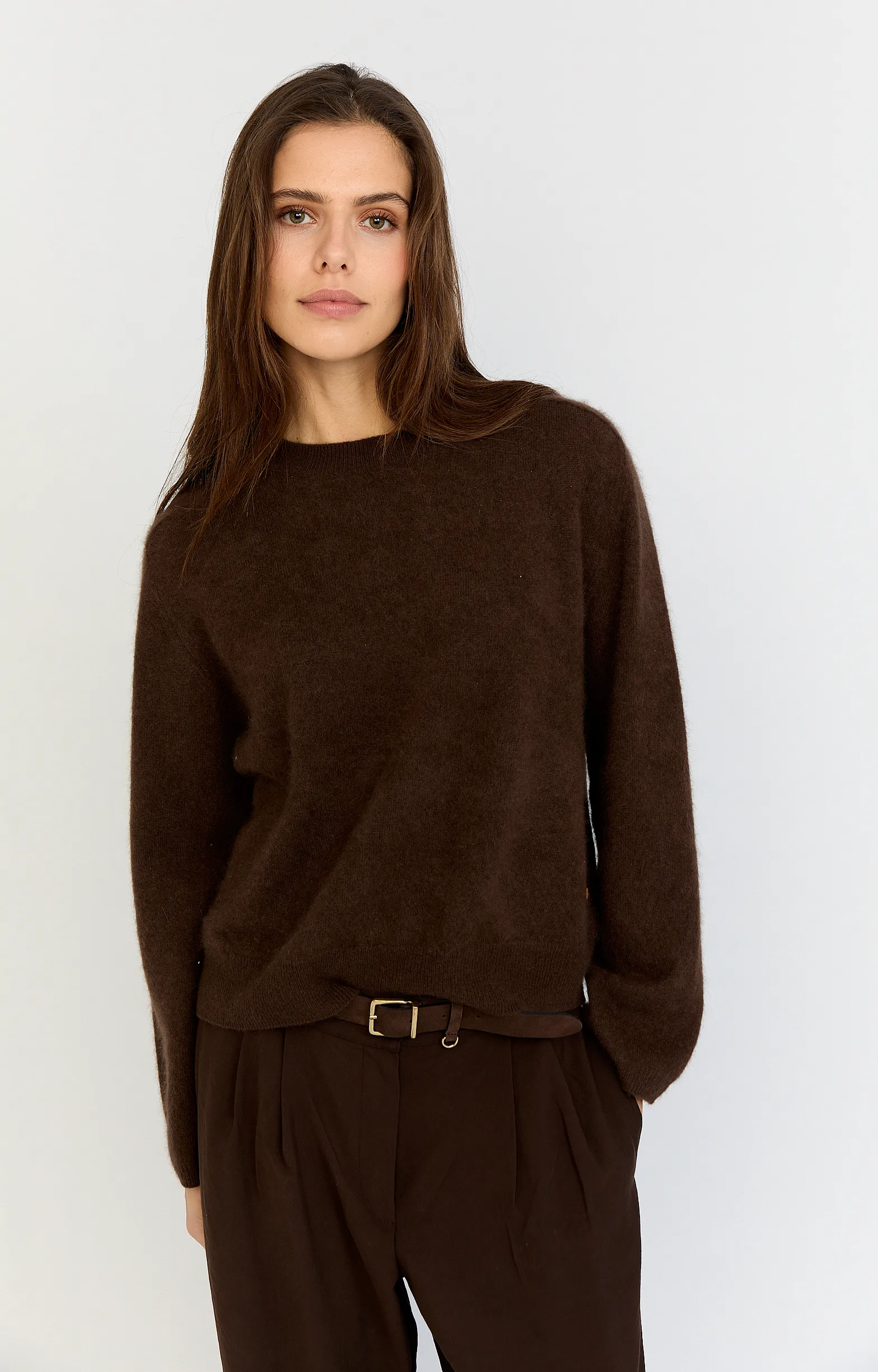 MOSCOW 27-09-Florance Pullover Wol- Chocolat