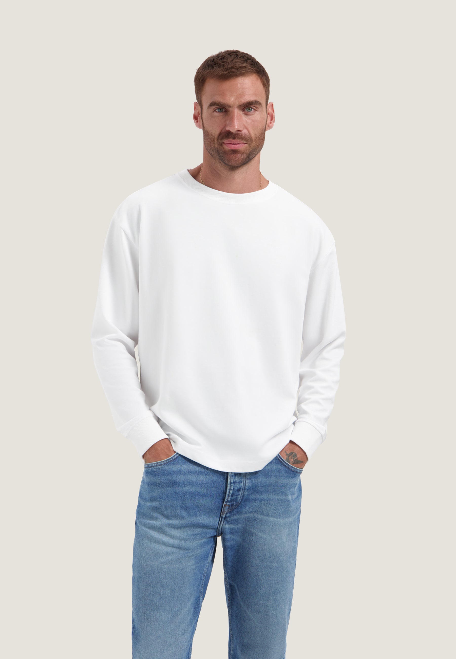 DESTREZZED 221504 KOLE LONGSLEEVE-White