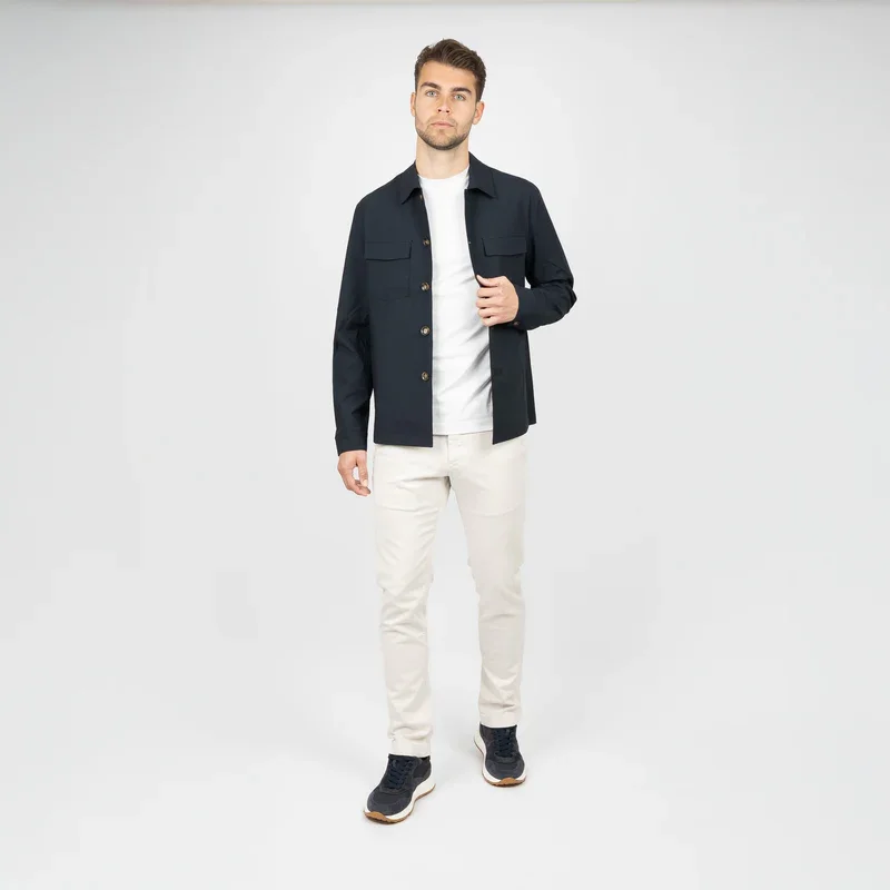 SEVEN DIALS SDL26114MA54 RONAN 141 Overshirt-Navy