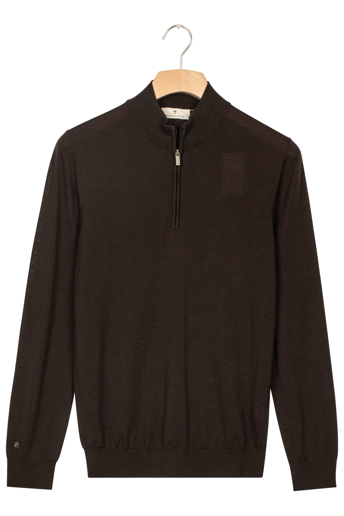 THOMAS MAINE Pullover 6184TM100 - Dark Brown