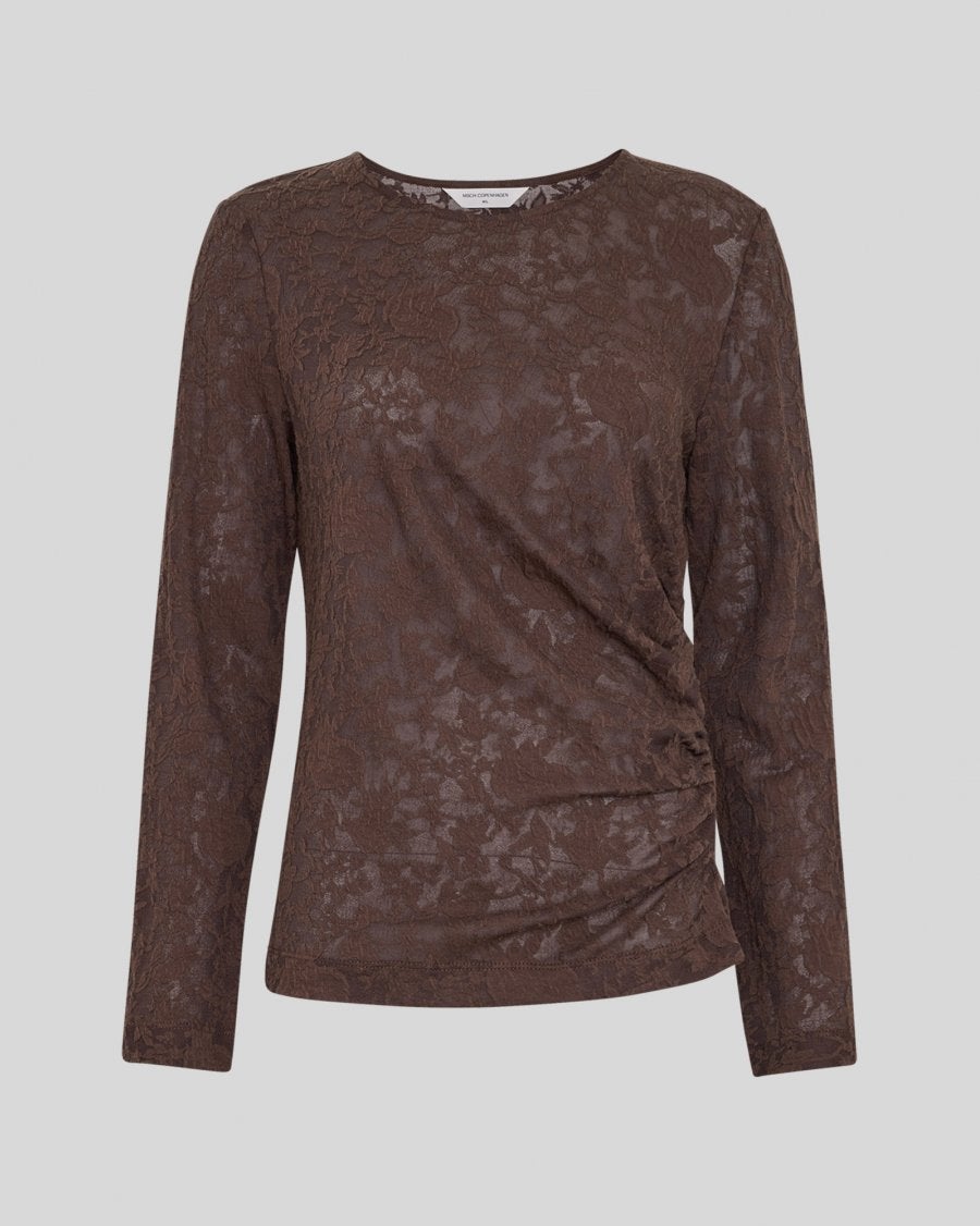 MOSS COPENHAGEN 20339 BRIGETTI BRIGETTA lace TOP-purple