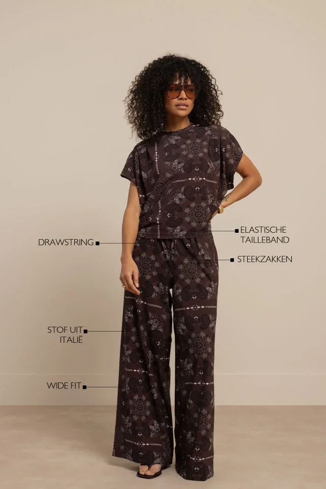 STUDIO ANNELOES 13746 Grace paisley trousers