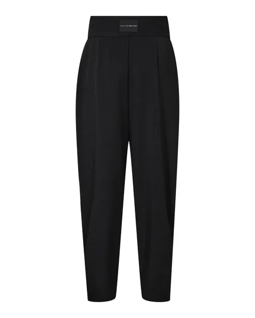 HAUTE L'AMITIE HL10864 Zeppe Pleat Tall Pant-Black