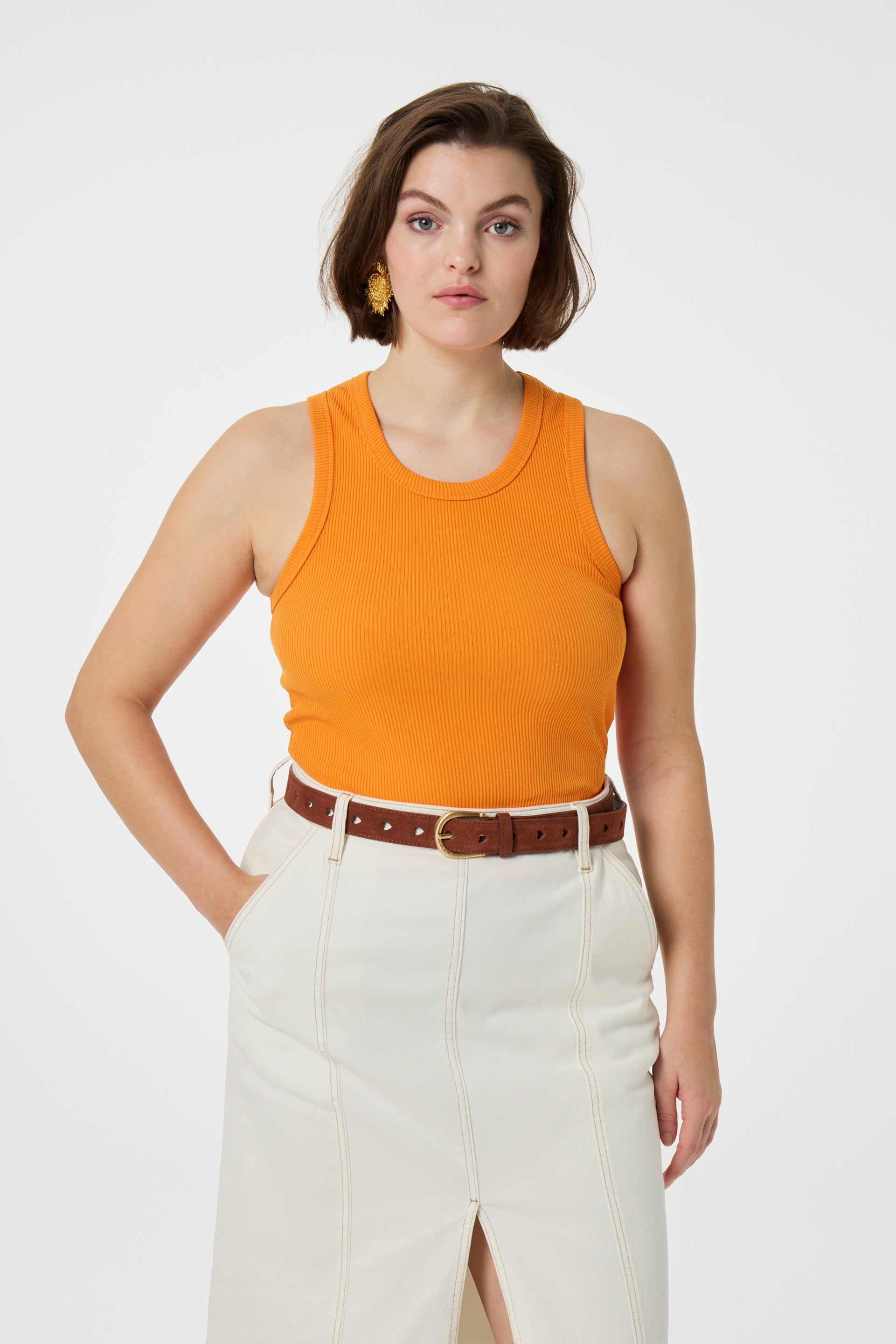 FABIENNE CHAPOT CLTTSH24SS25 Tanja Jersey Tank | XS | 011011040102