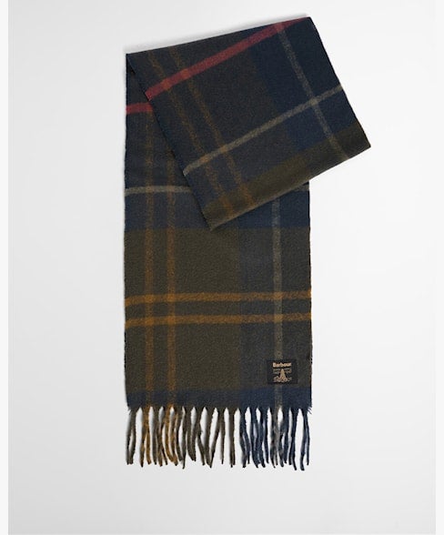 BARBOUR USC0403 Shawl YORKLANE TARTAN SCARF