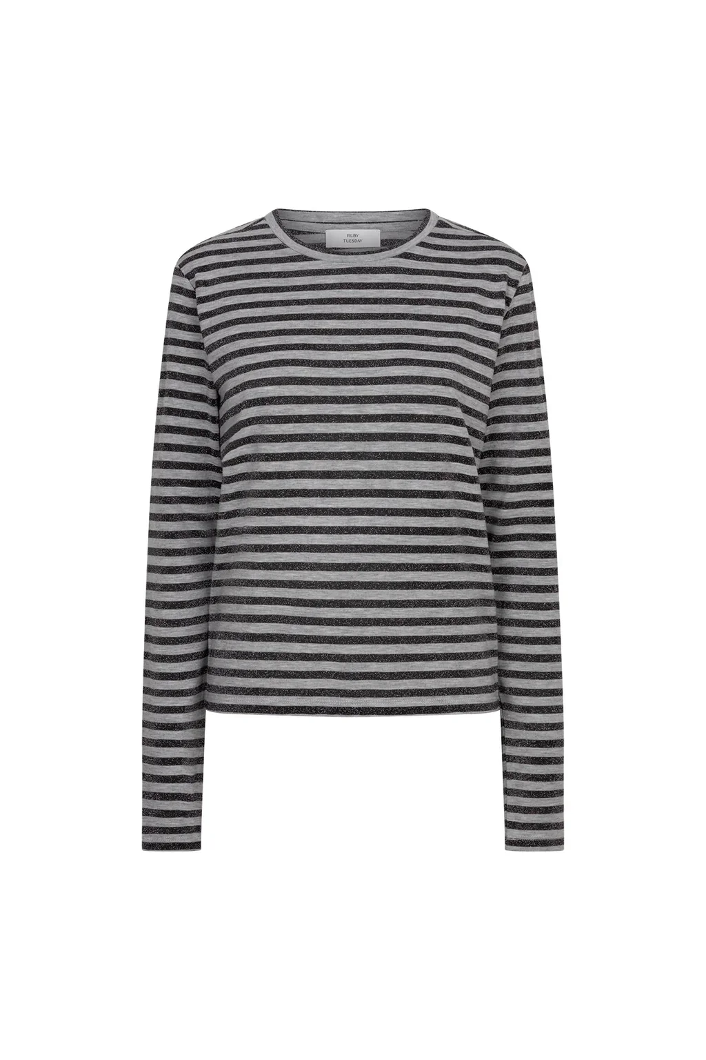 RUBY TUESDAY T609-1433 Cibris LSStriped Tee Slate grey