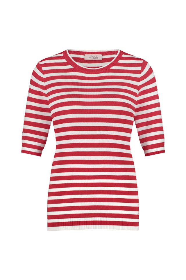 STUDIO ANNELOES 12735 Luna ssl stripe pullover