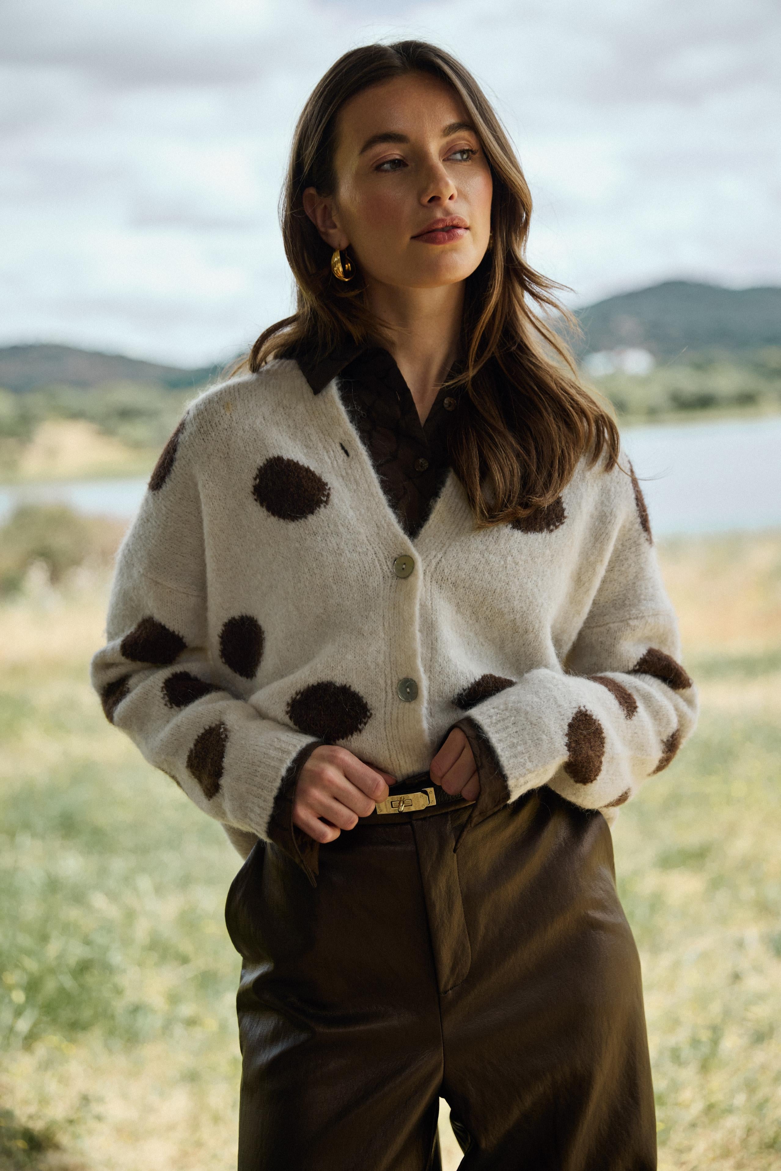 NUKUS NKF05031 Laure Cardigan Dots