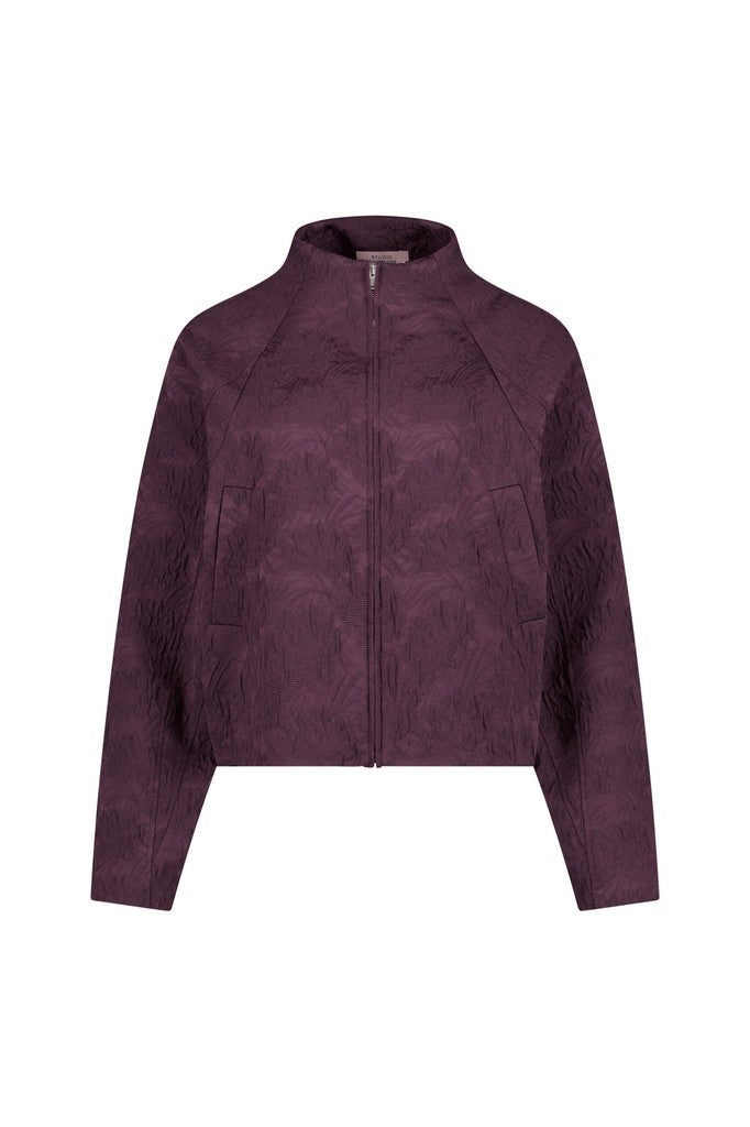 Studio Anneloes 14254 Meis bomber jacket - aubergine
