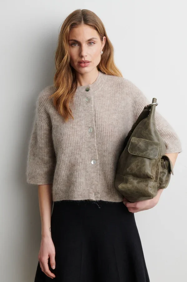 SECOND FEMALE 58367 Andrea Knit Rib Cardigan