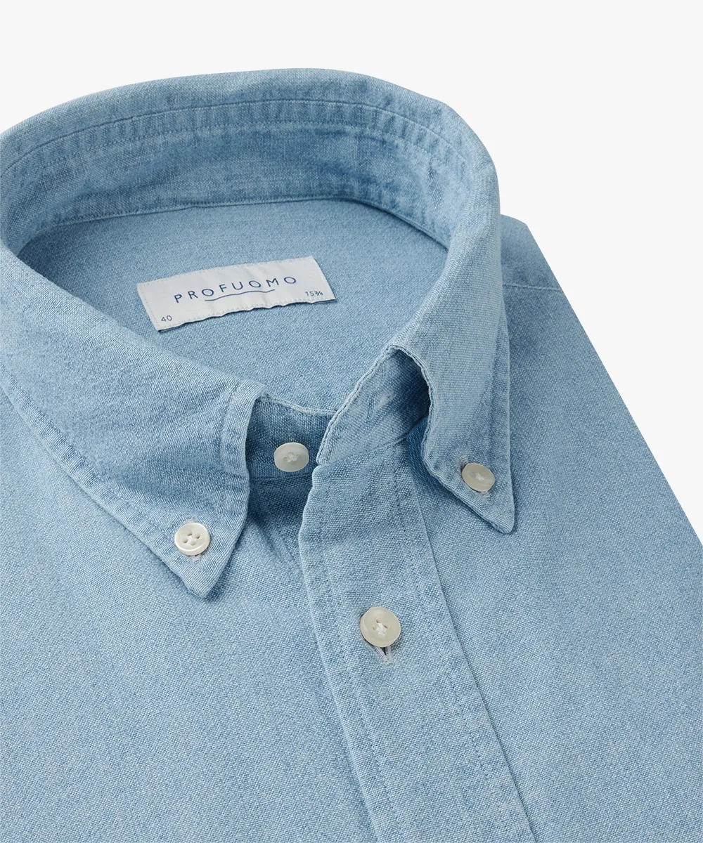 PROFUOMO chambray shirt PPWH30053A