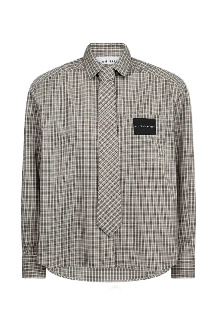 HAUTE L'AMITIE HL10721 Chess Tie Shirt