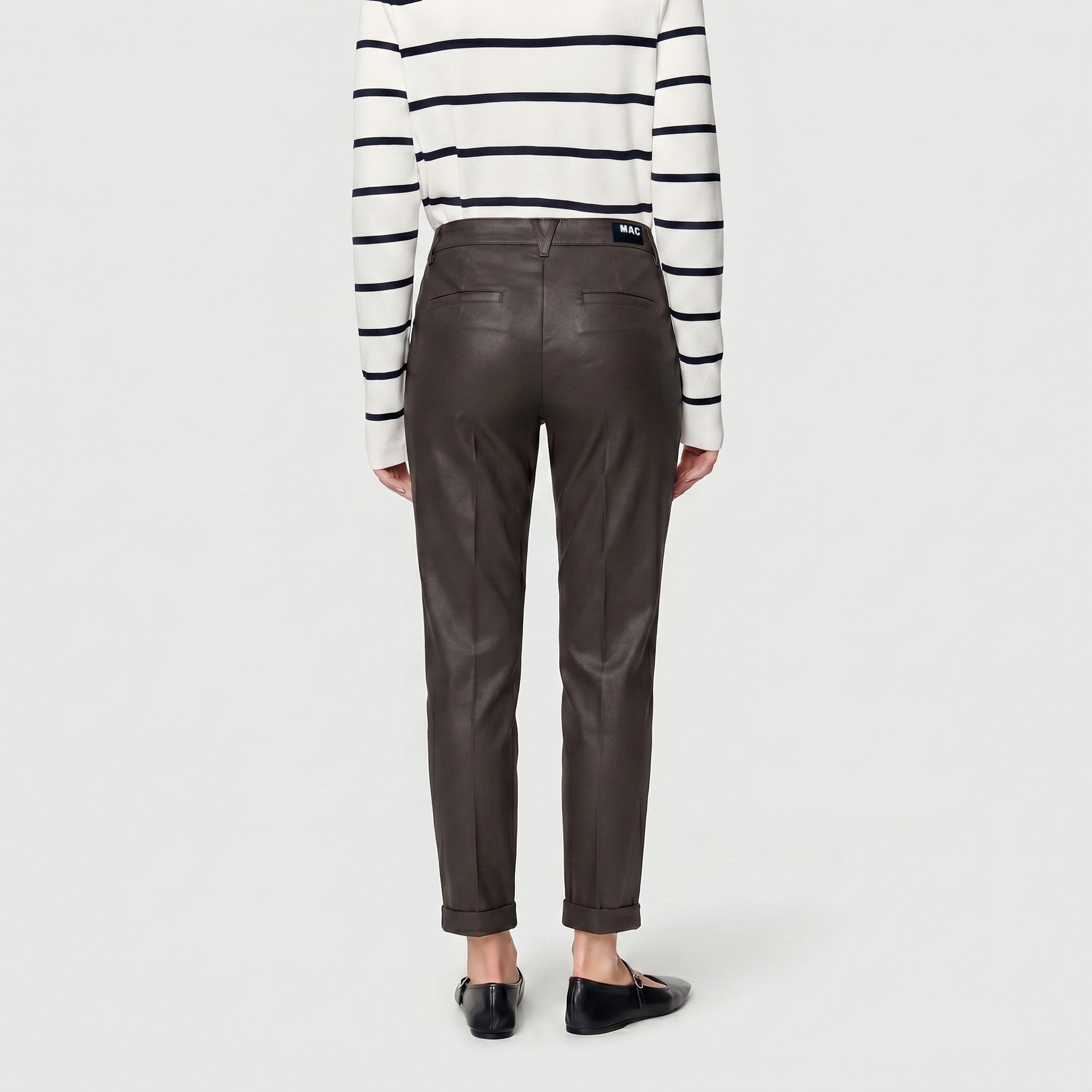 MAC 0465 3075-00 Chino Turn-up Slim-fit Pants