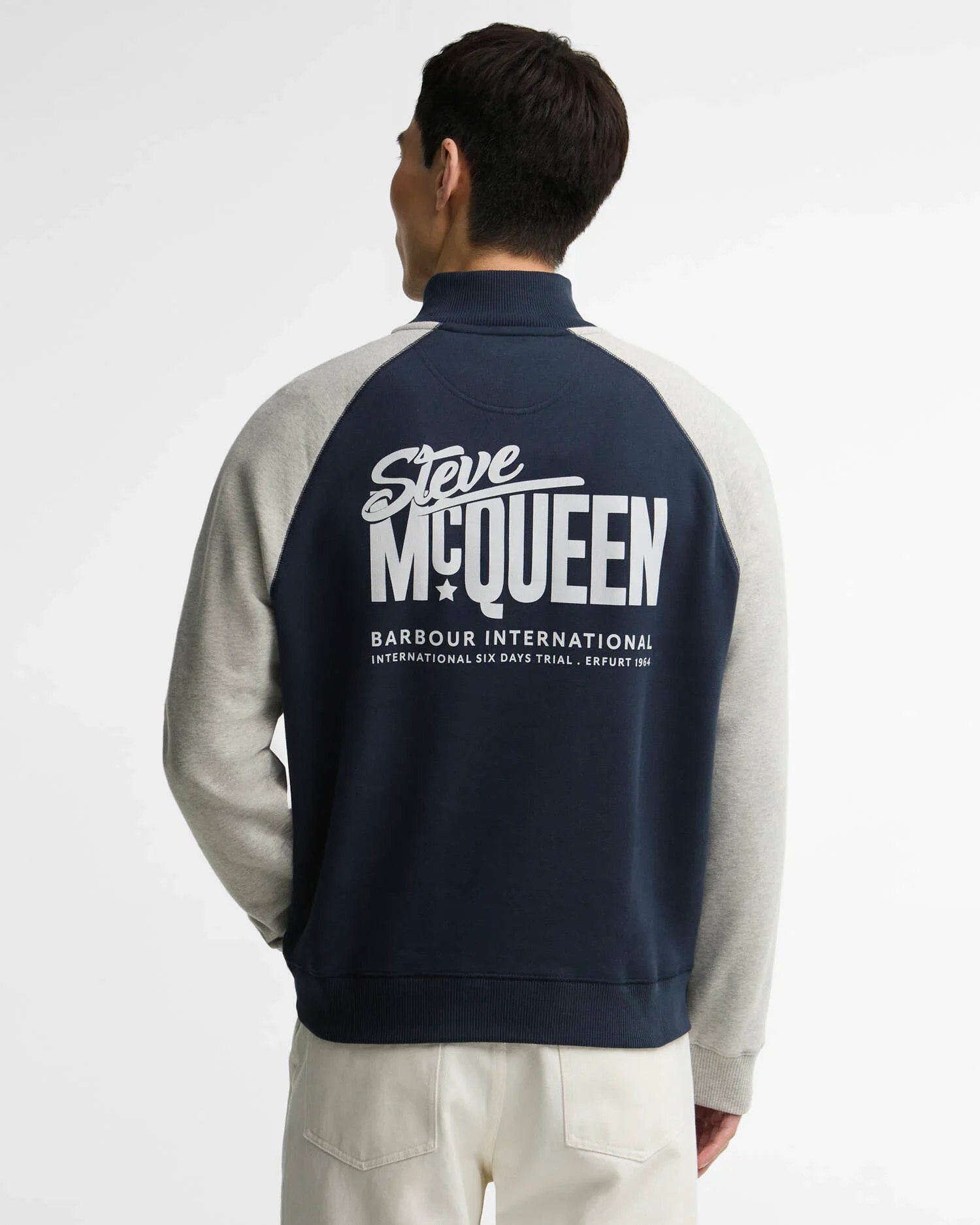 BARBOUR MOL0777 Steve McQueen halfzip sweater