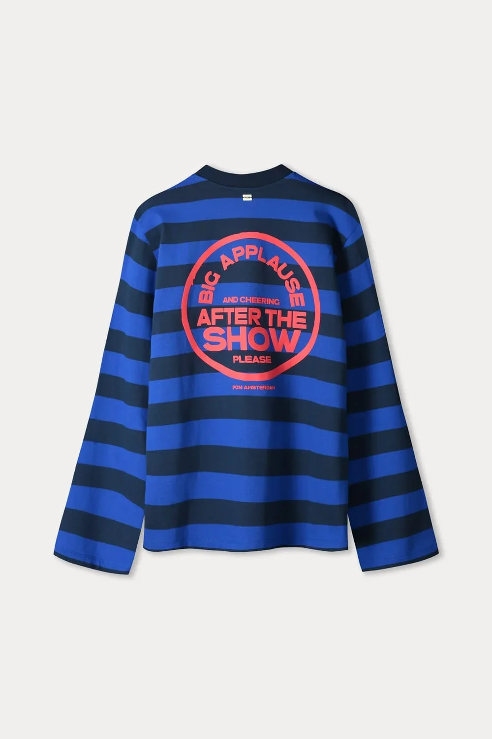 POM  SP9809  LONGSLEEVE  - Joy blue striped