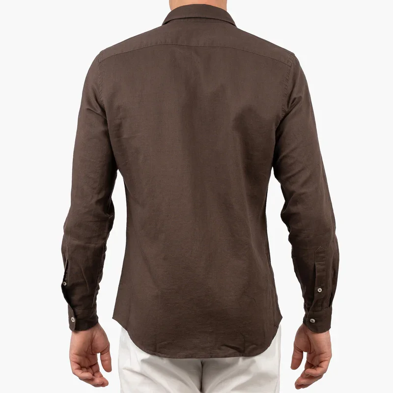 SEVEN DIALS SDL26107AV02 JERRED Overhemd-tabacco