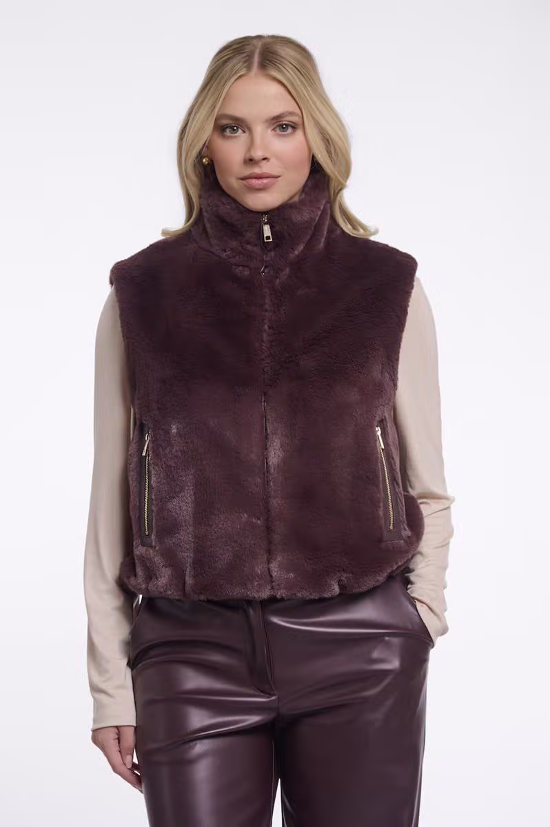 RINO & PELLE Nikki.7002611 Short faux fur Waistcoat