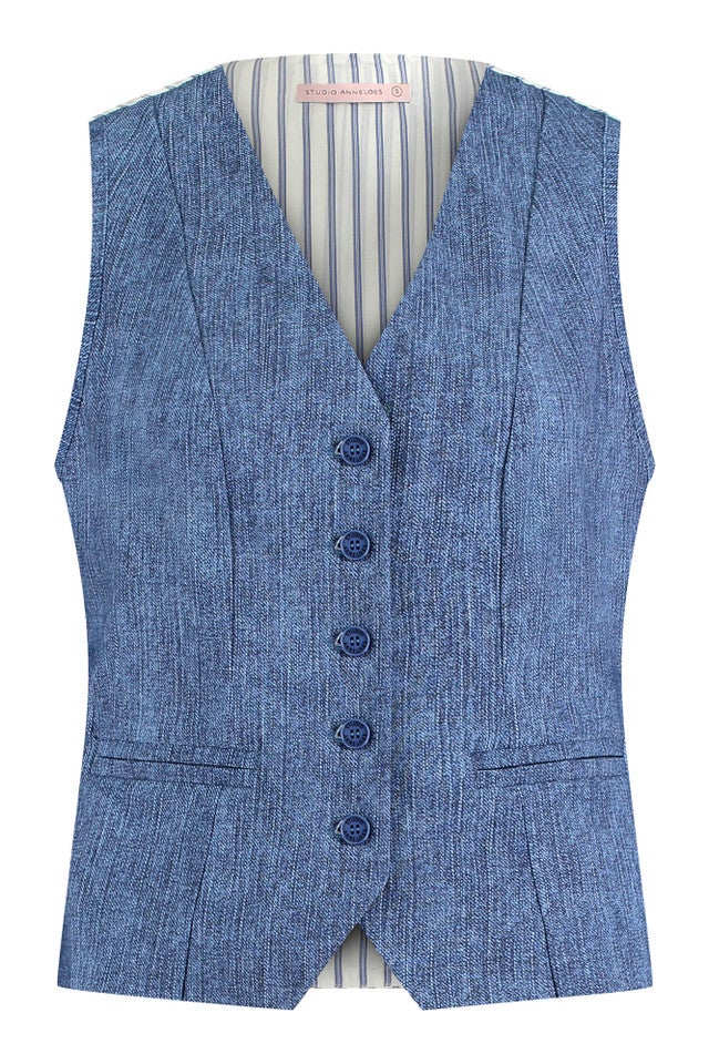 STUDIO ANNELOES 09754 Bruno jeans gilet