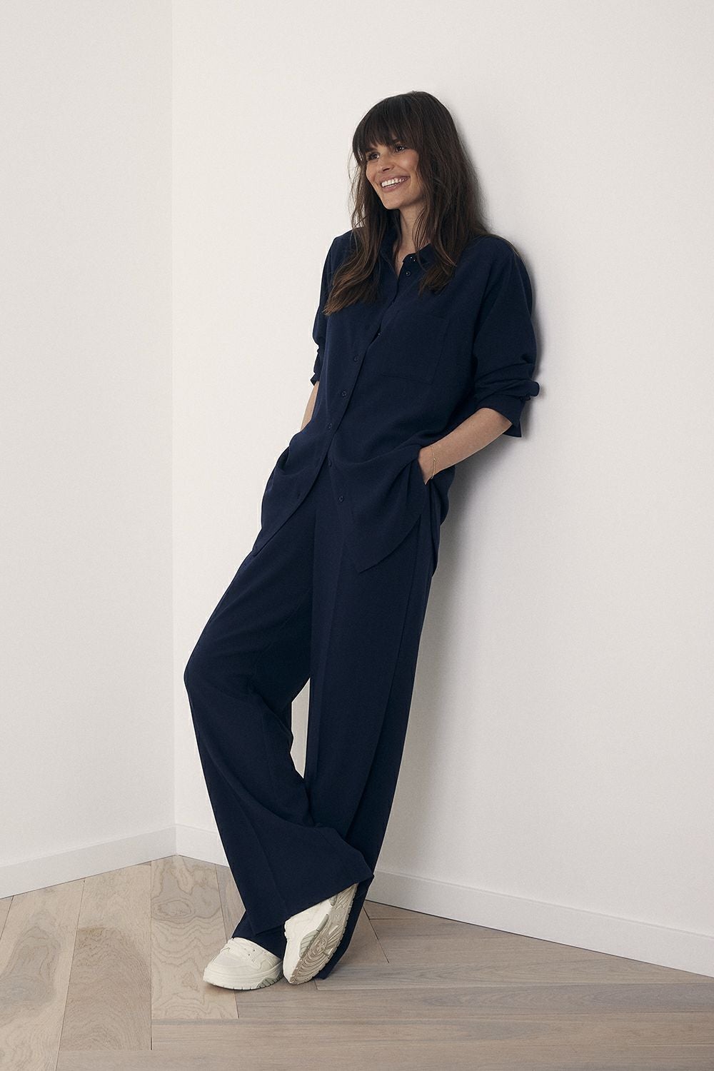 Corel Amsterdam Julia Uni Pants - Marine