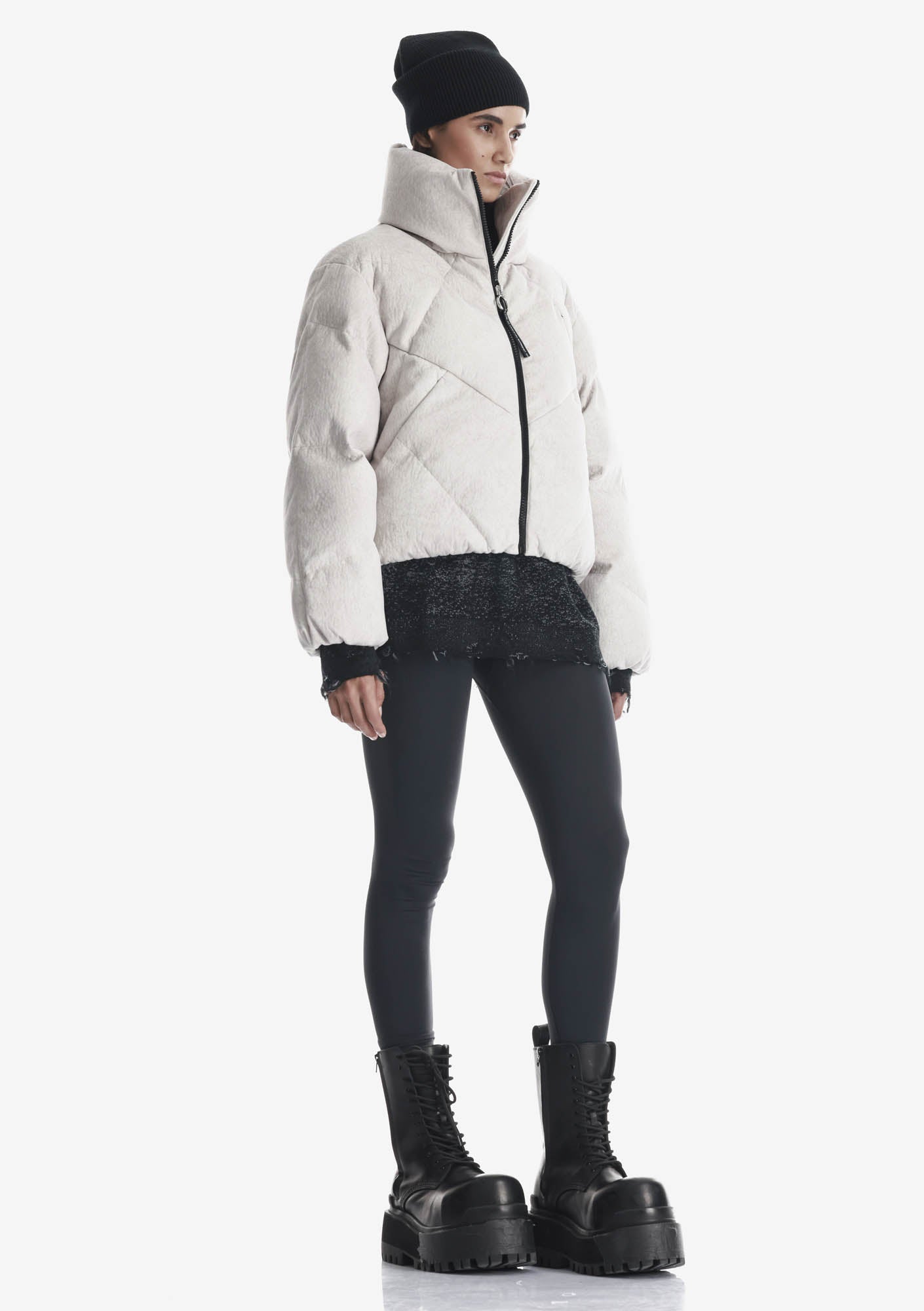 KRAKATAU QW616 126200022 NEBULA Short Puffer Jacket