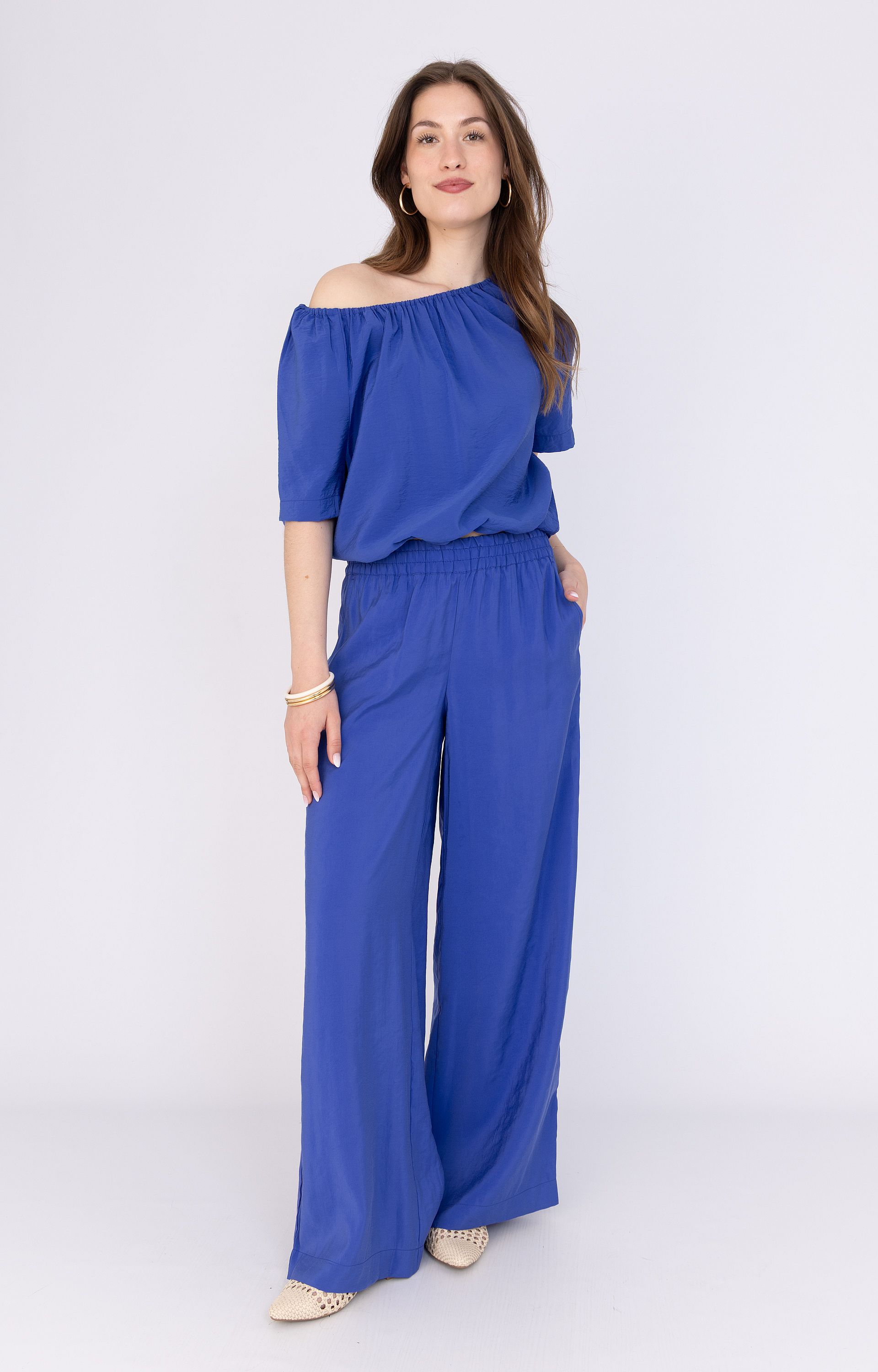 ANNA 48A02-02490 Broek wide leg