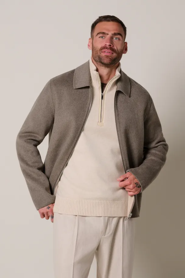 PROFUOMO PPXF30012C reversible wollen overshirt
