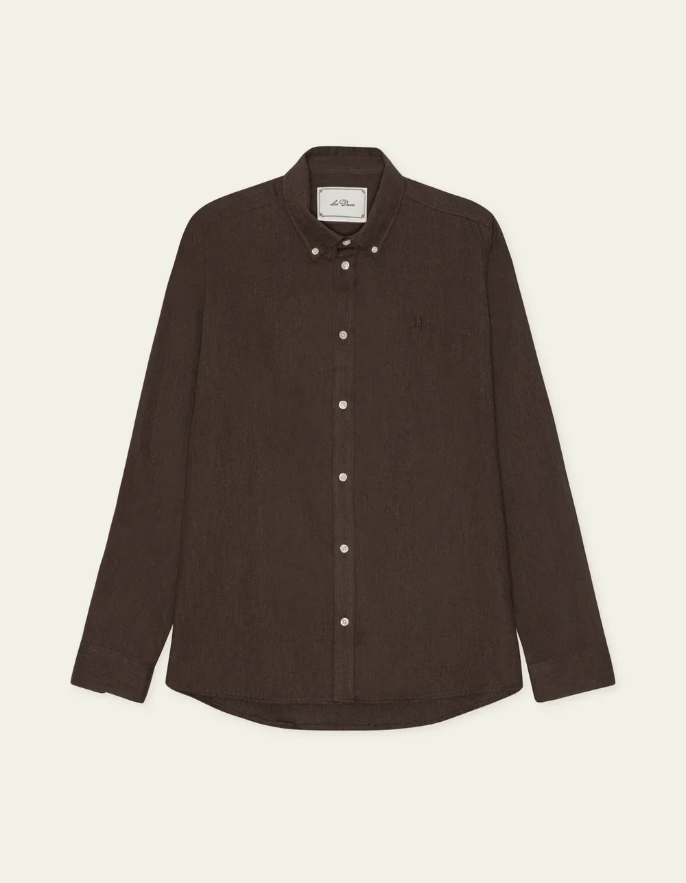 LES DEUX 1002196 SOFT FLANNEL SHIRT bruin
