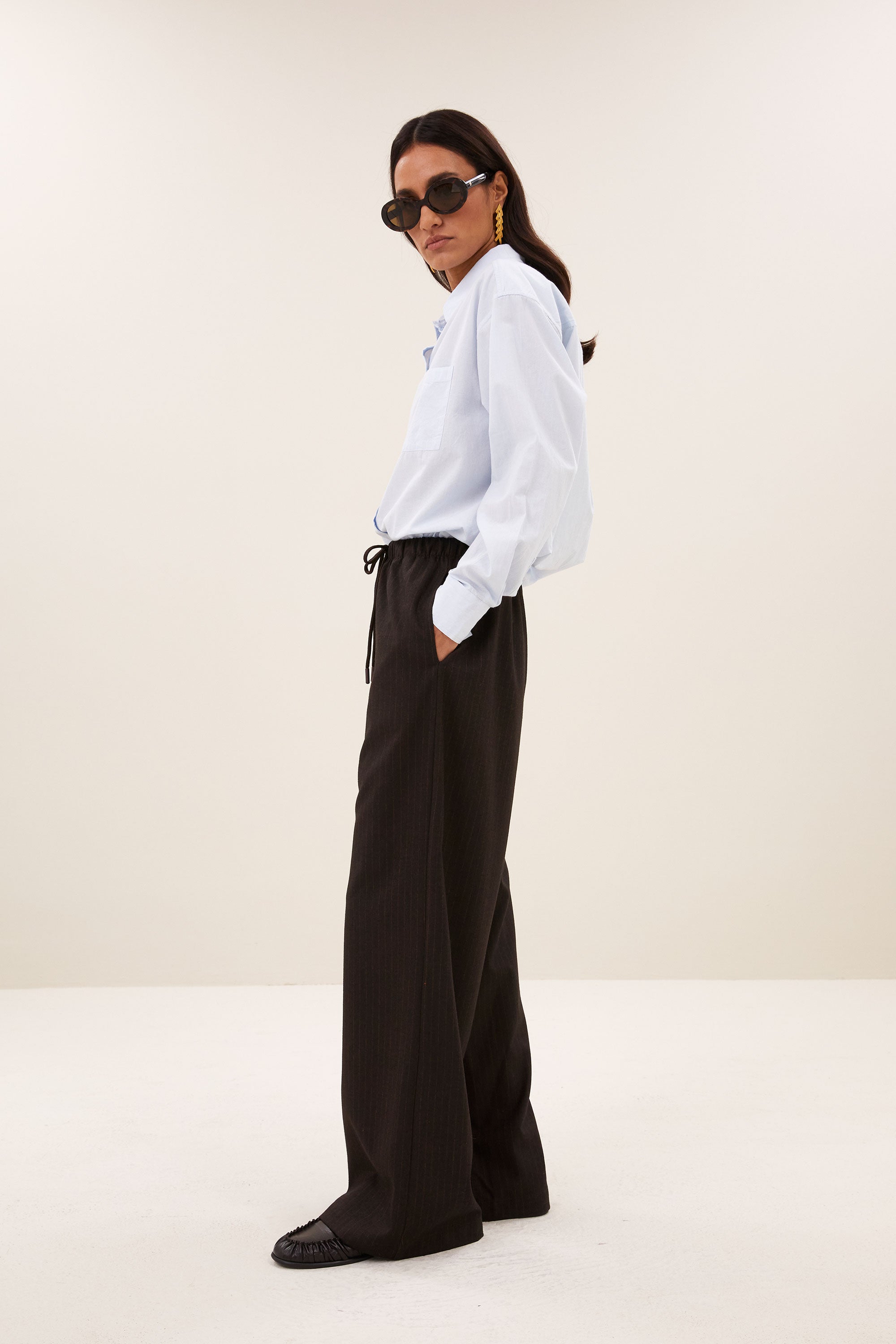 BY-BAR 26418008 pelle pinstripe
