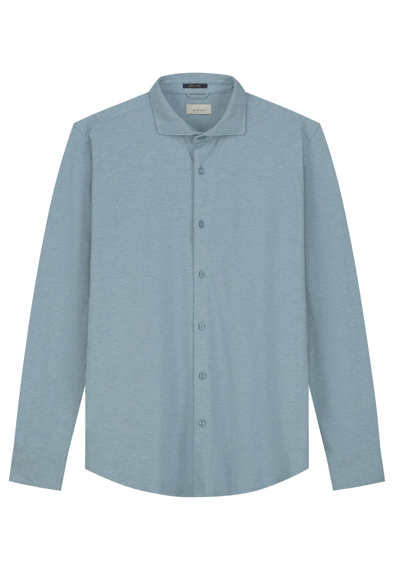 DESTREZZED 303714-NOS The Kirk Shirt Med.Blue