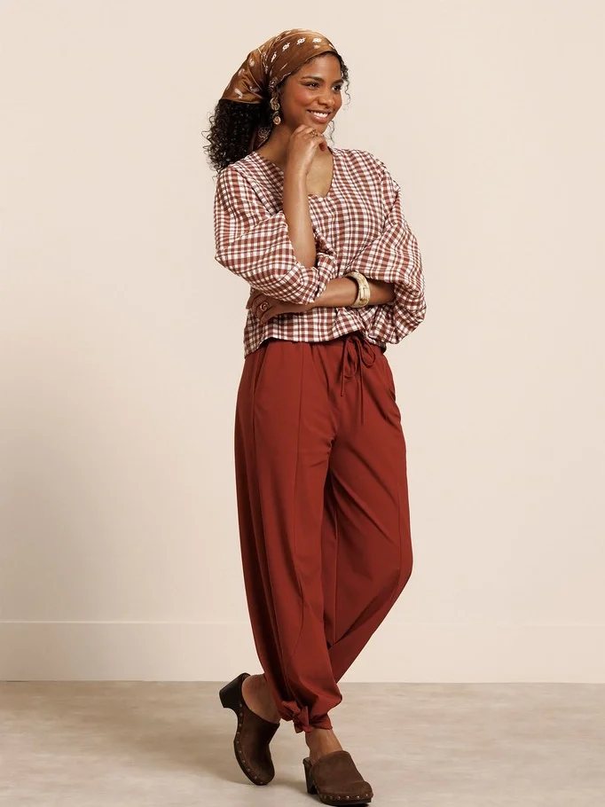STUDIO ANNELOES 14030 Darie ballon trousers- rust