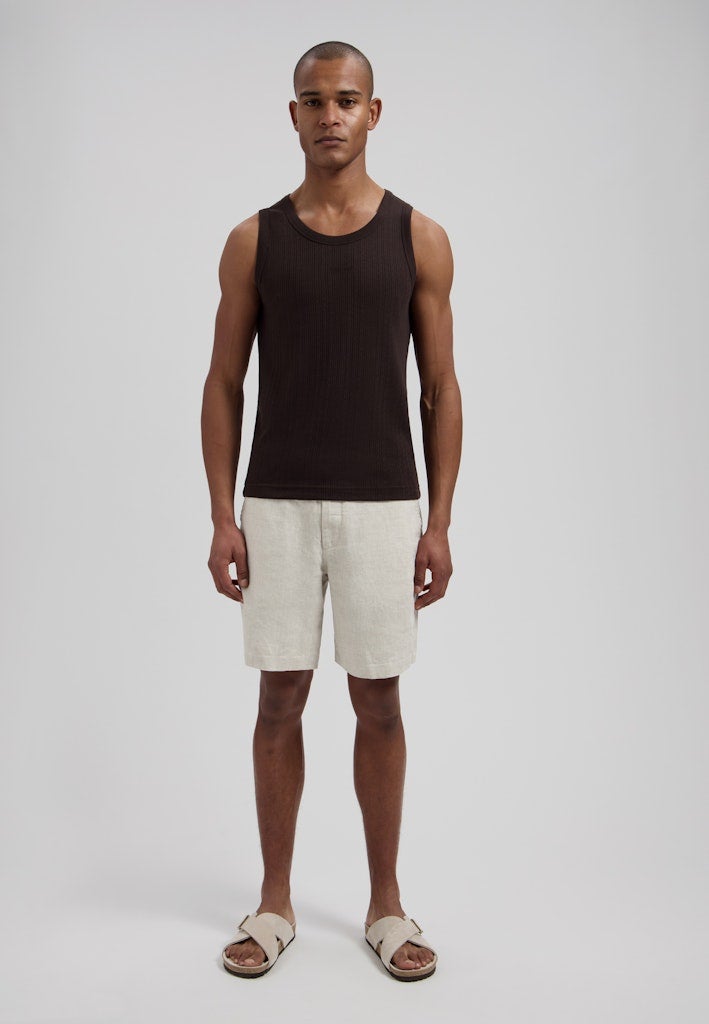 DSTREZZED 515558-SS26 Logan Beach Shorts - Sand Melange