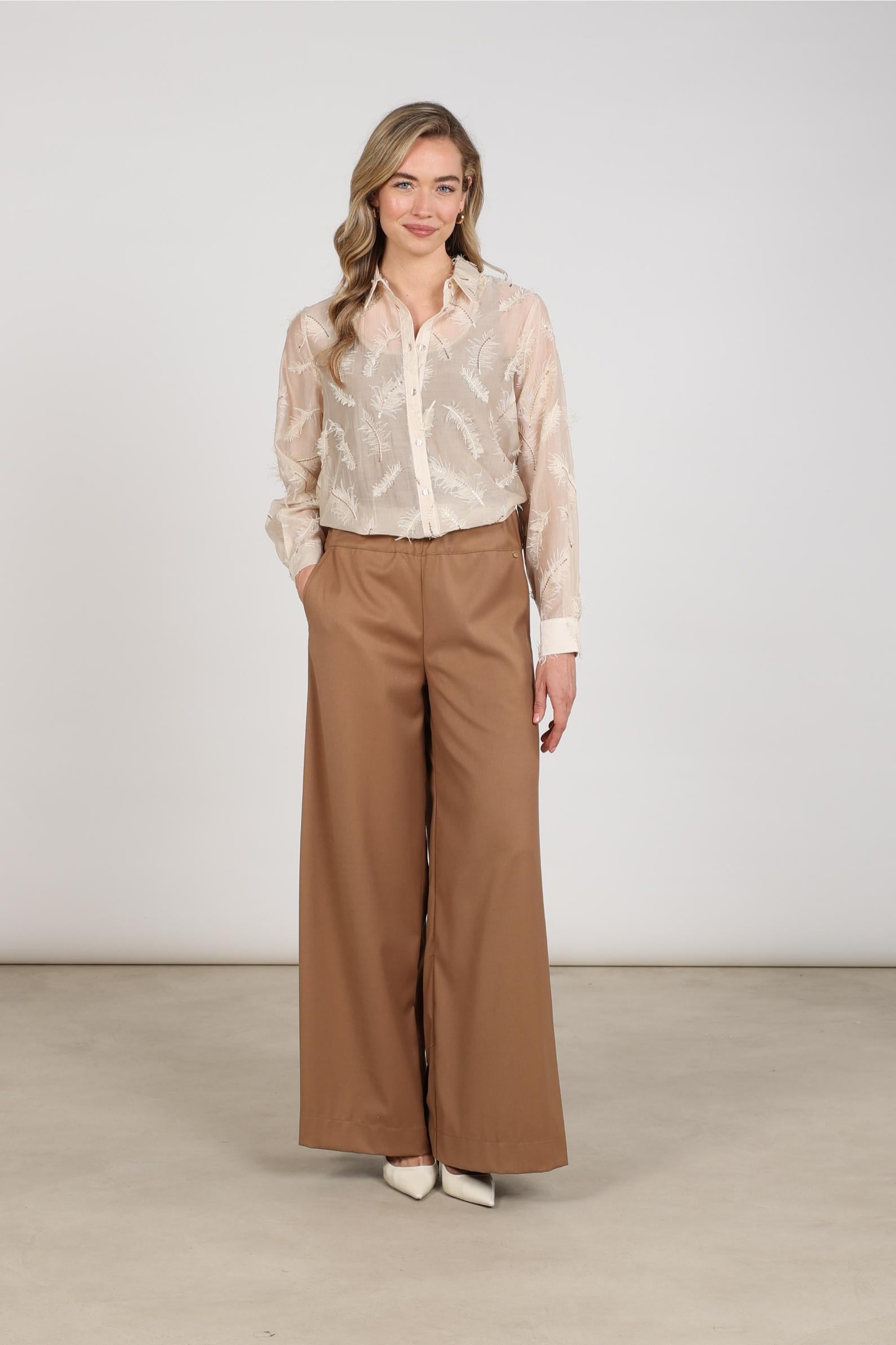 NUKUS NKF02179 Aysha Blouse Feathers