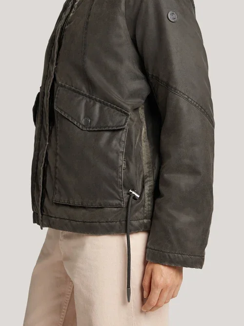 RESET LR03010263 GIORGIA korte parka - chestnut