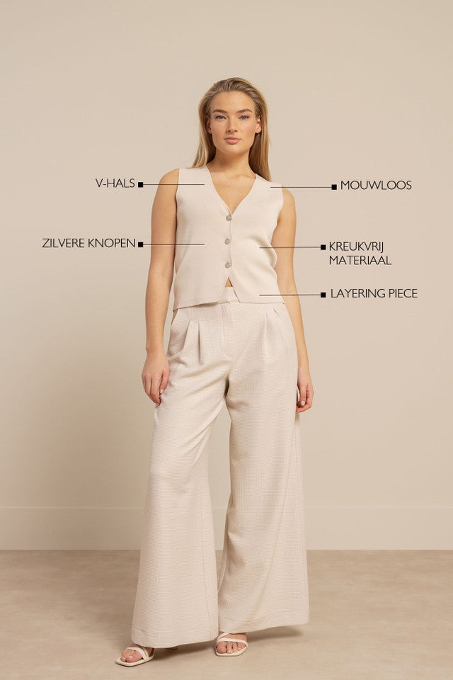 STUDIO ANNELOES 13770 Fenna knitted gilet