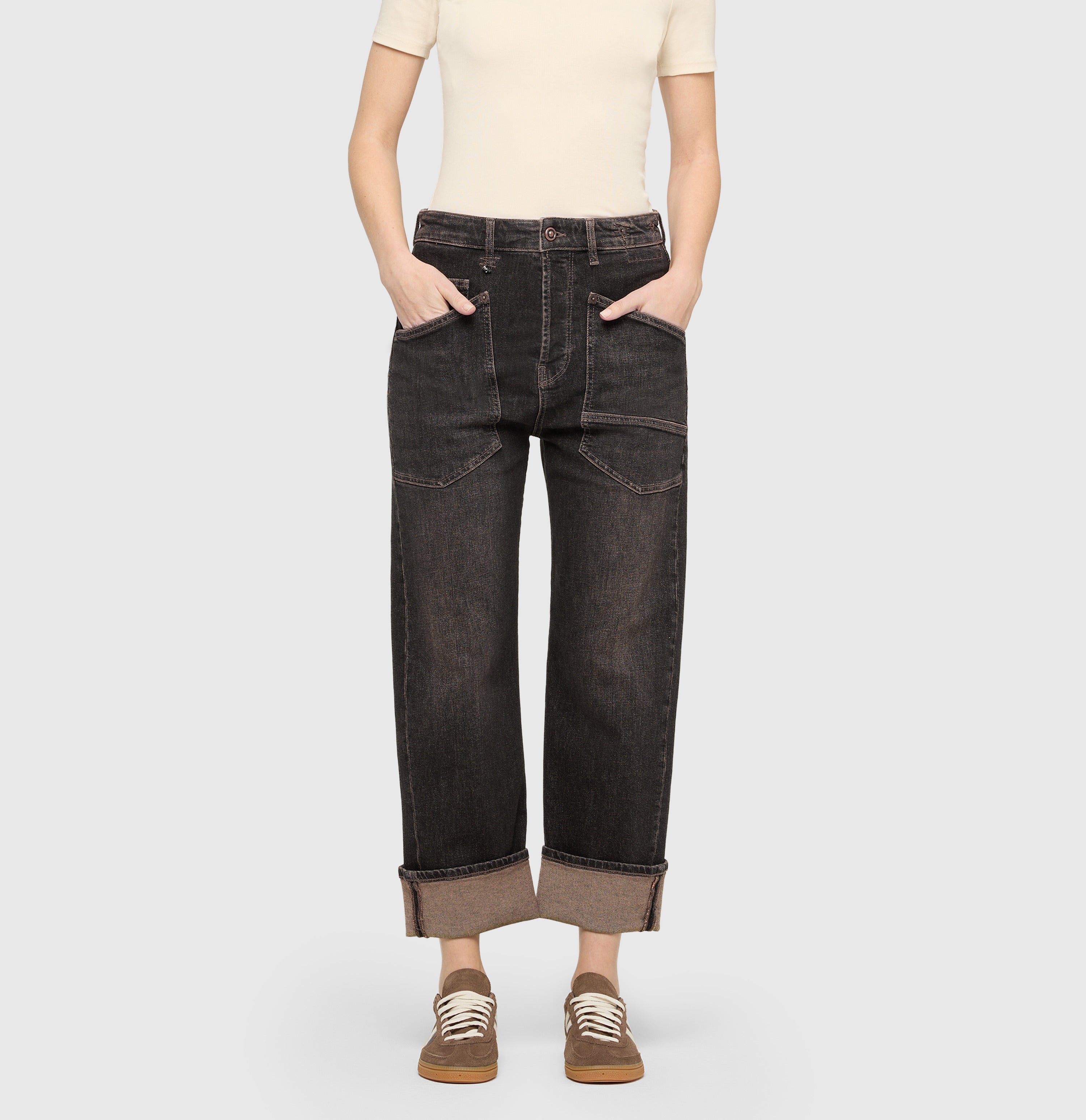 MAC 0361L 2321-90 Baggy Straight Relaxed Fit Jeans