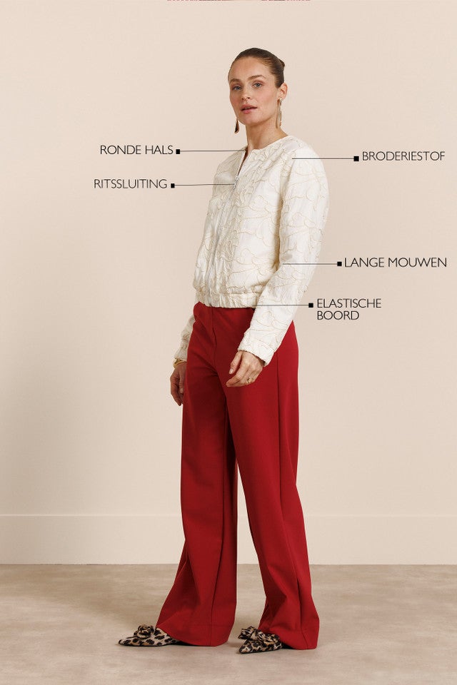 STUDIO ANNELOES 13683 April embroidery jacket