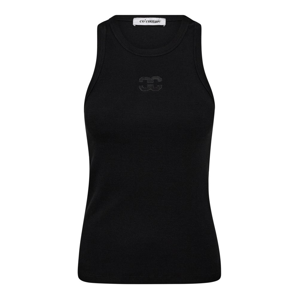CO'COUTURE 33151 SaharaCC Embroid.TankTop-Black