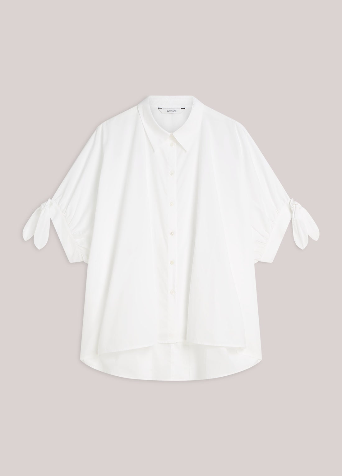 SUMMUM 2s3480-12119 Superwijde overhemdblouse