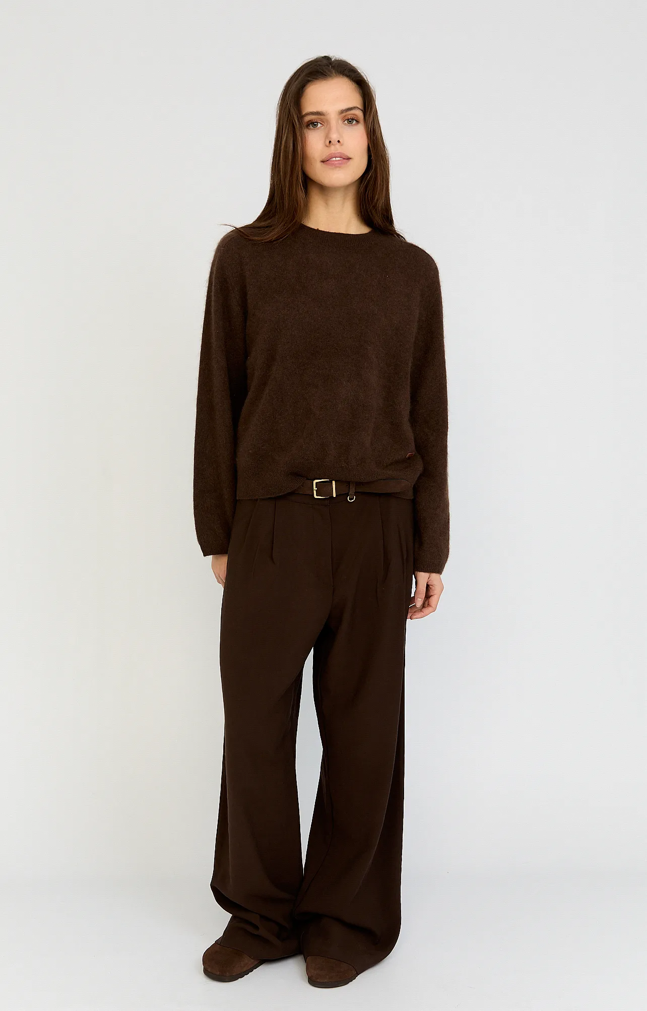 MOSCOW 27-09-Florance Pullover Wol- Chocolat