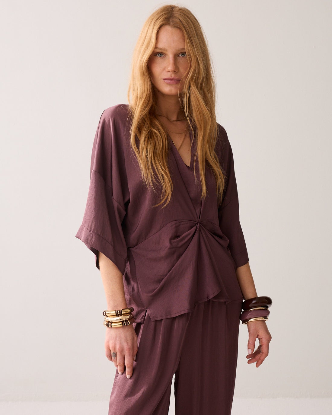 SUMMUM Blouse met sterdetail 2s3506-11817