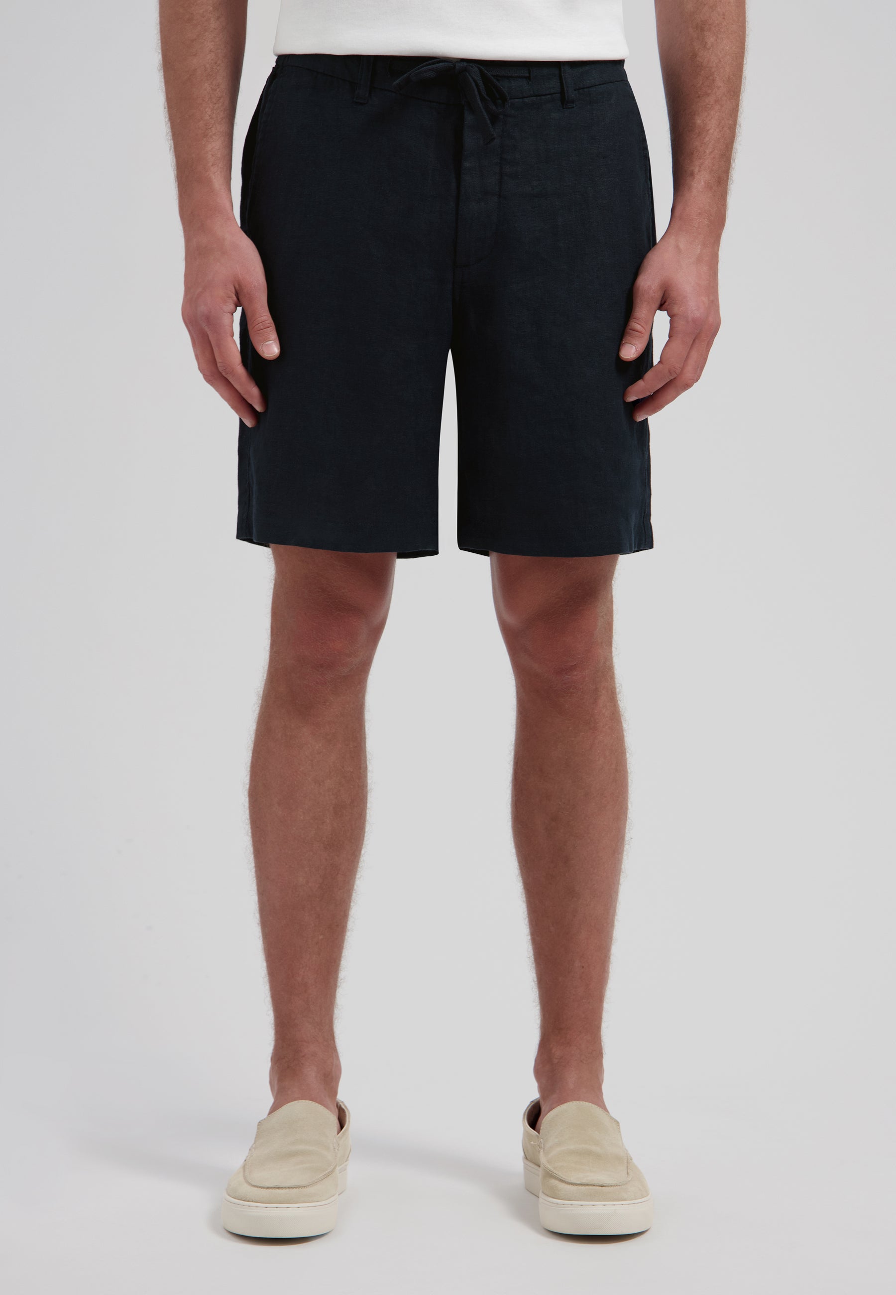 DSTREZZED 515558-SS26 Logan Beach Shorts - Dark Navy