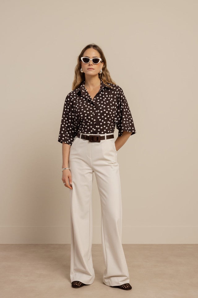 STUDIO ANNELOES 13937 Fabienne dot blouse