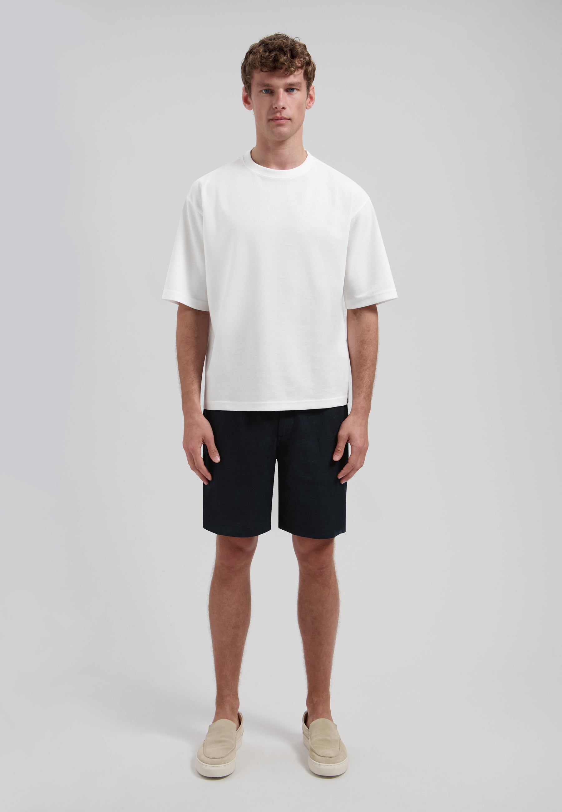 DSTREZZED 515558-SS26 Logan Beach Shorts - Dark Navy