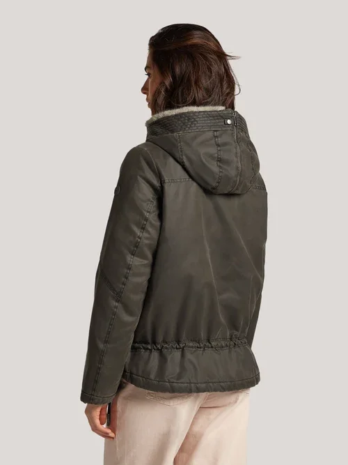 RESET LR03010263 GIORGIA korte parka - chestnut