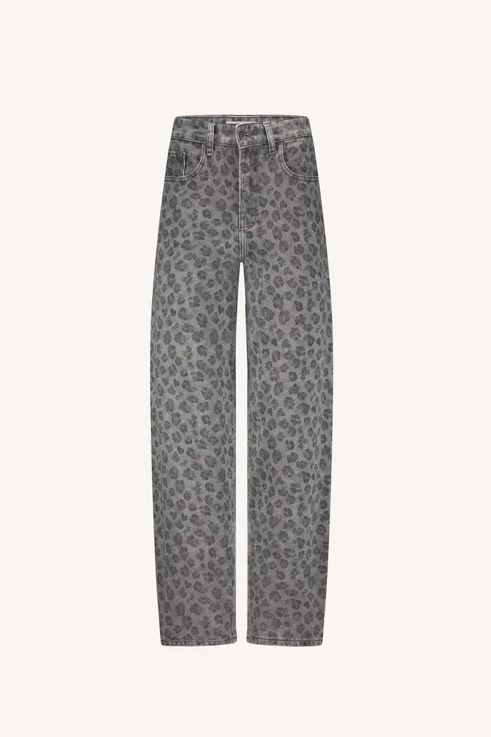 BY-BAR Amsterdam 25518027 Lew GreyCheetah Pants