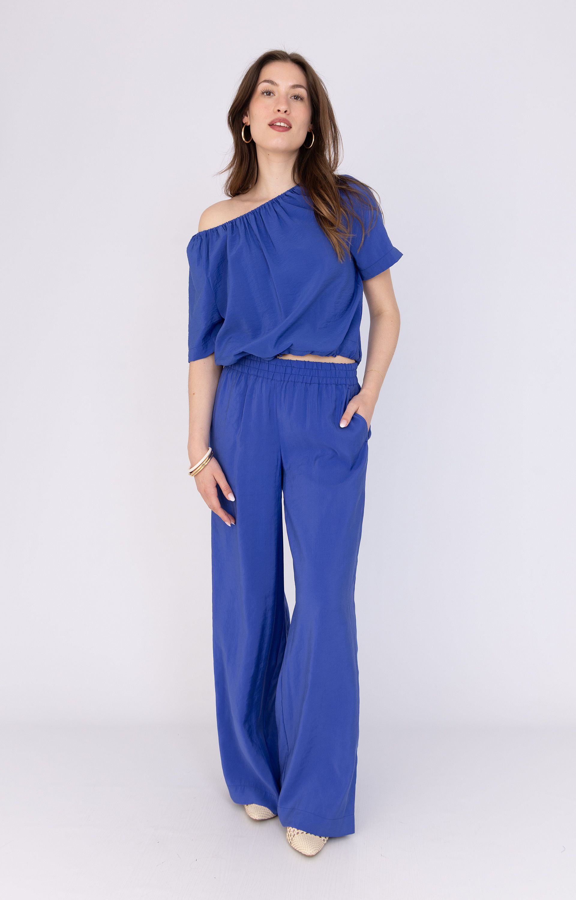 ANNA 48A02-02490 Broek wide leg