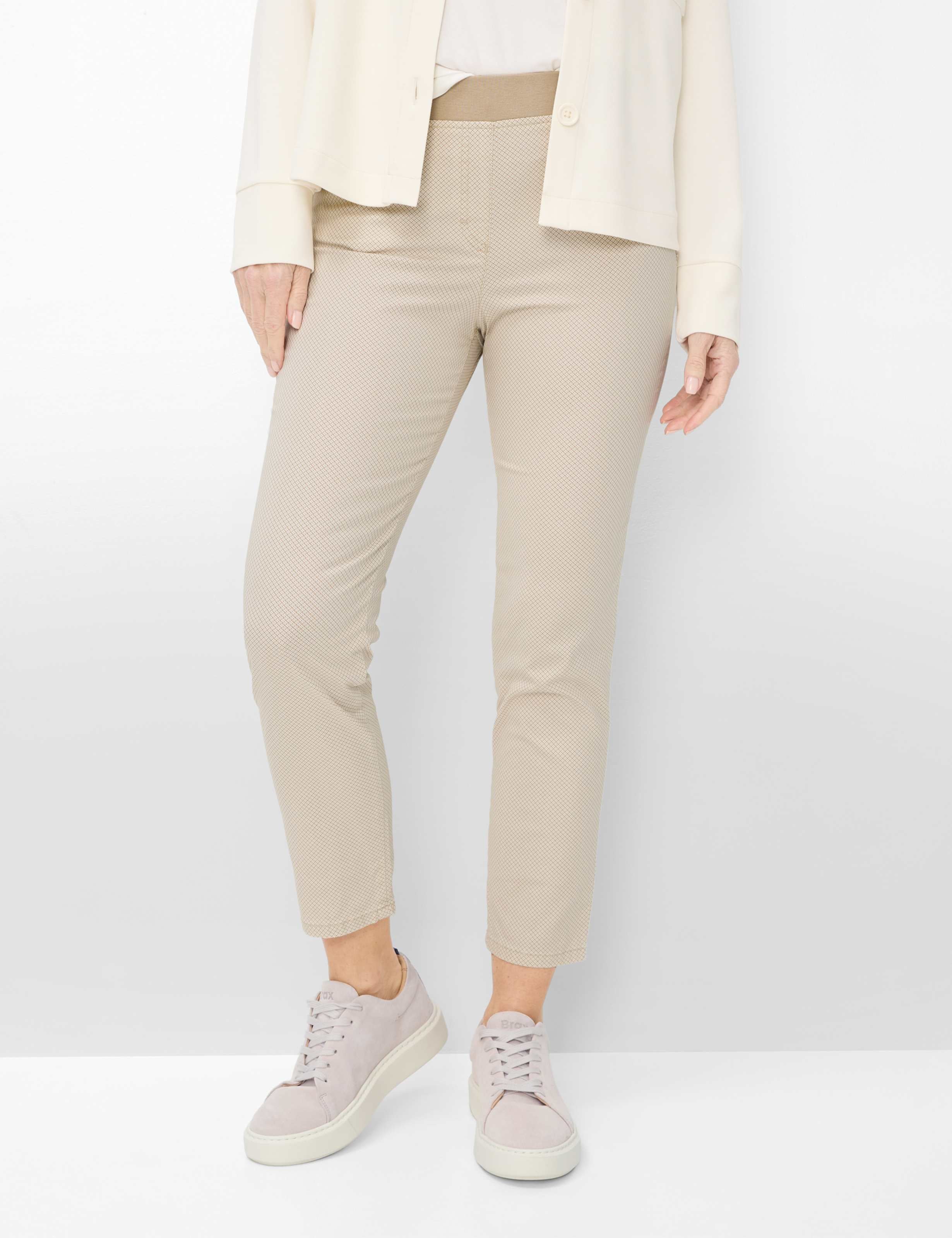 BRAX 103520_10878620 PAMINA 6/8 sand dessin