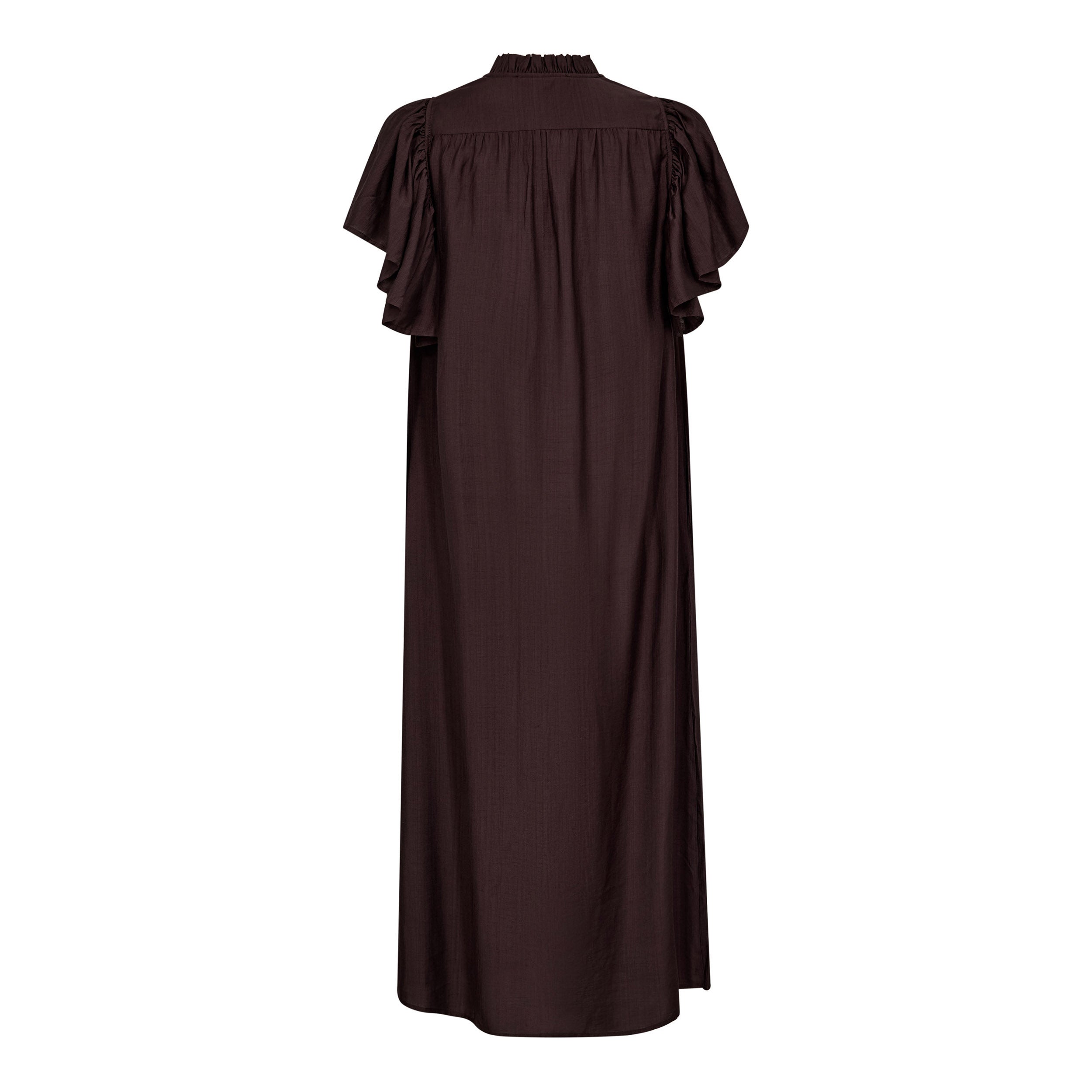 CO'COUTURE 504388 HeraCC SS Frill Dress - Mocca