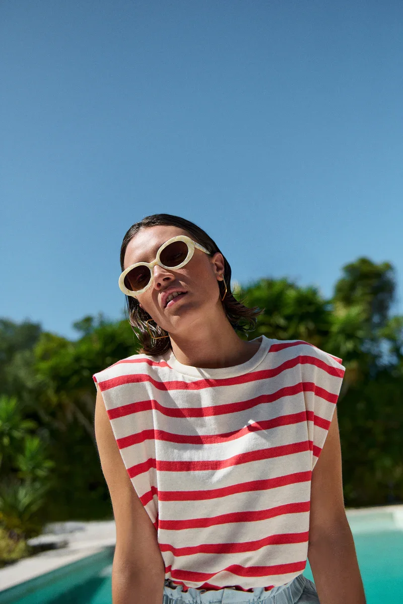 BY-BAR 26211026 Diede Stripe Top