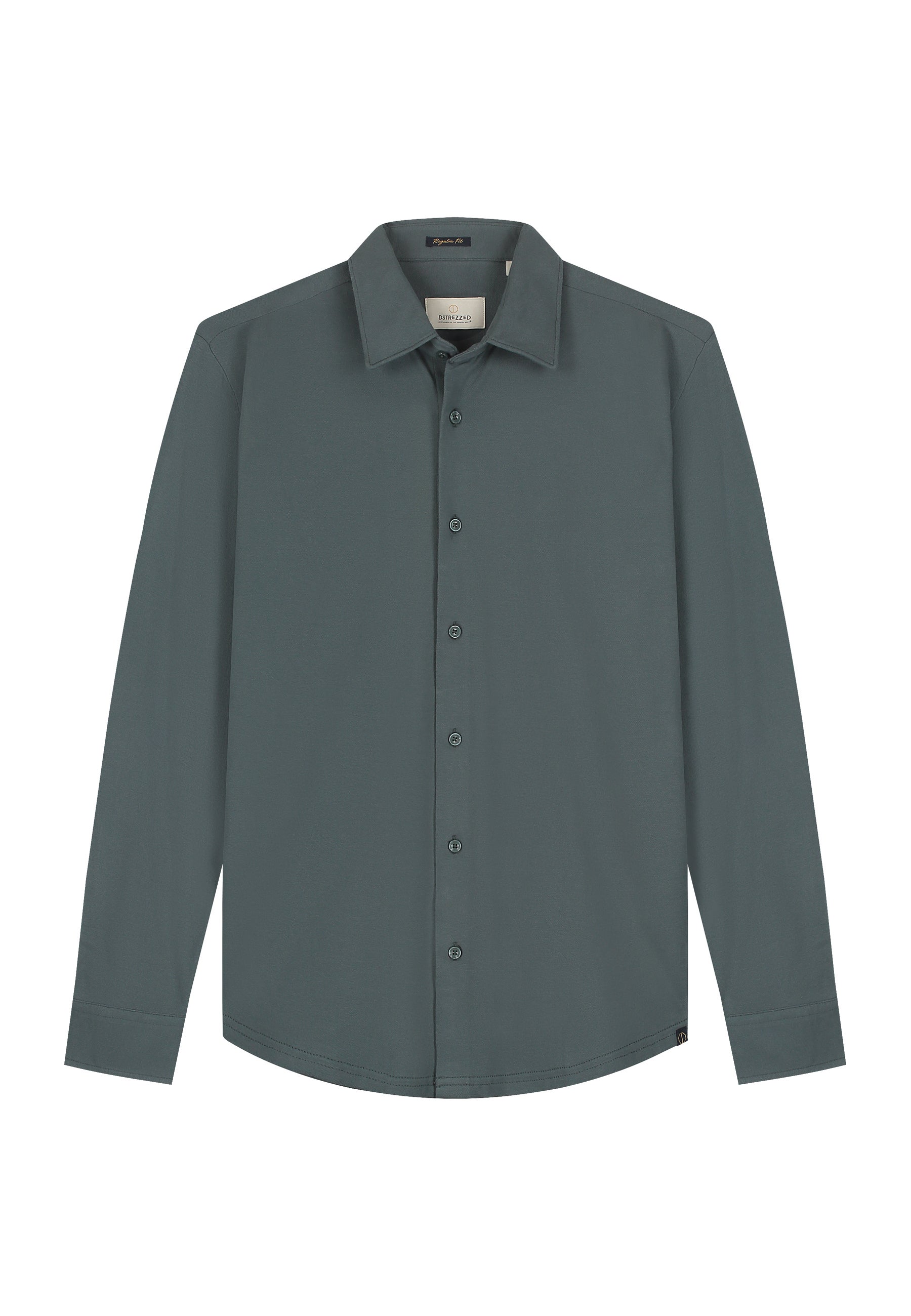 DESTREZZED 303995 BLAZE SHIRT-Grey Green